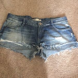 Zara denim shorts